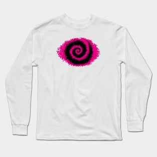 Krackle Swirl - Magenta Long Sleeve T-Shirt